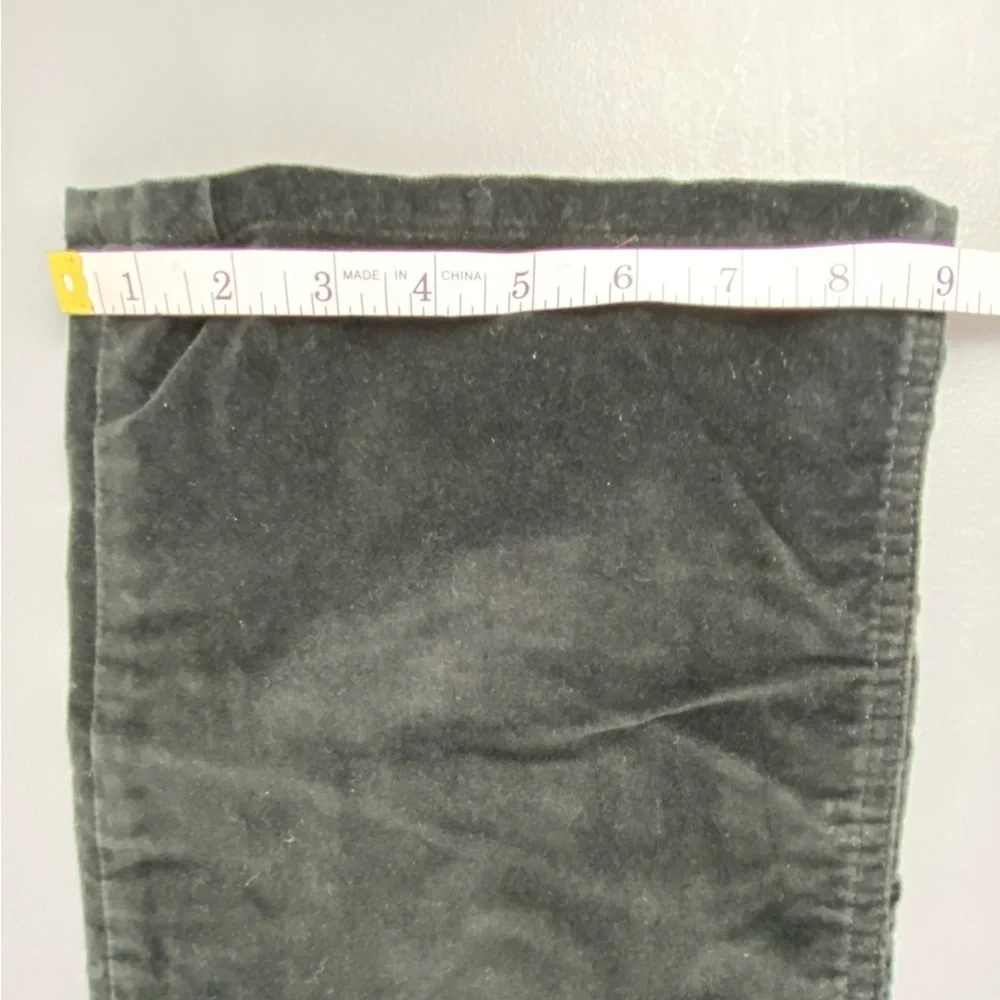 Express black velvet velour soft bootcut pants women's size 8